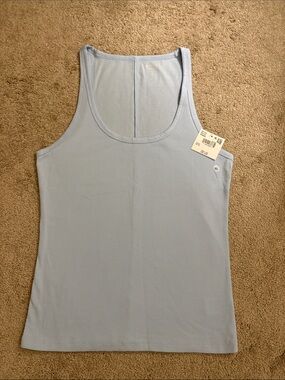 American Eagle Outfitters Ribbed Tank in light blue